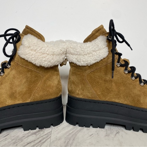 New! Marc Fisher Pierson Platform Lug Sole Lace Up Bootie 8 1/2 M - Picture 8 of 14